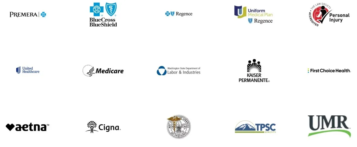 Insurance Plans Logos Logos of different insurances accepted